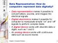 Data representation makes it possible to convert letters, sounds, and images into electrical signals PowerPoint PPT Presentation