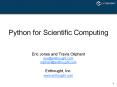Python for Scientific Computing PowerPoint PPT Presentation