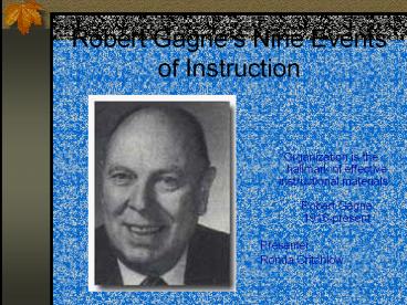 ... Instruction 'Organization is the hallmark of effectiv