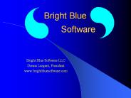Bright Blue         Software