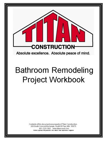 Bathroom Remodeling