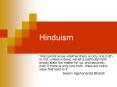 Hinduism PowerPoint PPT Presentation