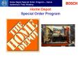 Home Depot Special Order Program PowerPoint PPT Presentation