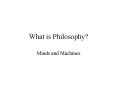 What is Philosophy? PowerPoint PPT Presentation