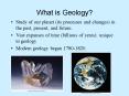 What is Geology PowerPoint PPT Presentation