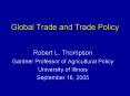 Global Trade and Trade Policy PowerPoint PPT Presentation