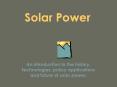 Solar Power PowerPoint PPT Presentation