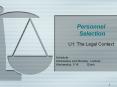 Personnel Selection PowerPoint PPT Presentation