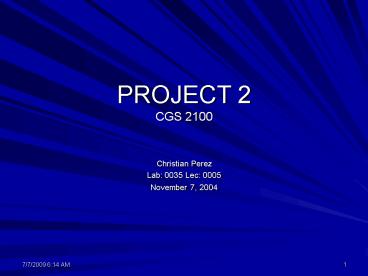 presentation player overlay