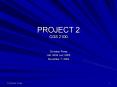 PROJECT 2 CGS 2100 PowerPoint PPT Presentation
