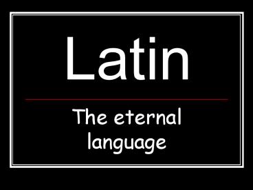 Latin