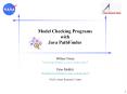 Model Checking Programs with Java PathFinder PowerPoint PPT Presentation