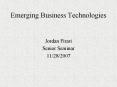 Emerging Business Technologies PowerPoint PPT Presentation