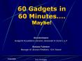 60 Gadgets in 60 Minutes. Maybe PowerPoint PPT Presentation