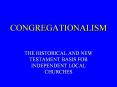 CONGREGATIONALISM PowerPoint PPT Presentation