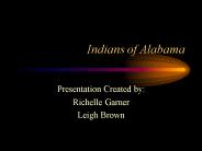 Indians of Alabama