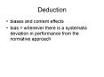 Deduction PowerPoint PPT Presentation