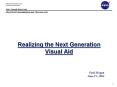 Realizing the Next Generation Visual Aid PowerPoint PPT Presentation