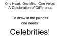 One Heart, One Mind, One Voice: A Celebration of Difference PowerPoint PPT Presentation