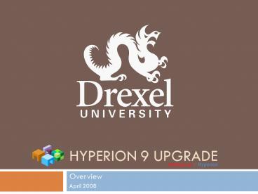 Hyperion 9 upgrade