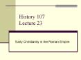 History 107 Lecture 23 PowerPoint PPT Presentation