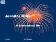 Jennifer Miller PowerPoint PPT Presentation