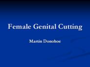 Female Genital Cutting