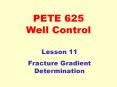 PETE 625 Well Control PowerPoint PPT Presentation