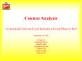 Context Analysis PowerPoint PPT Presentation