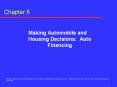 Making Automobile and Housing Decisions: Auto Financing PowerPoint PPT Presentation
