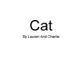 Cat PowerPoint PPT Presentation