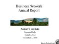 Business Network Annual Report PowerPoint PPT Presentation
