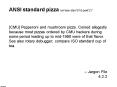 ANSI standard pizza an'see stan'drd peet'z PowerPoint PPT Presentation