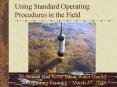 Using Standard Operating Procedures in the Field PowerPoint PPT Presentation