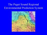 The Puget Sound Regional Environmental Prediction System