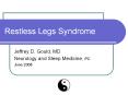 Restless Legs Syndrome PowerPoint PPT Presentation