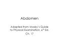 Abdomen PowerPoint PPT Presentation