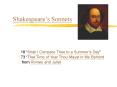 Shakespeare PowerPoint PPT Presentation