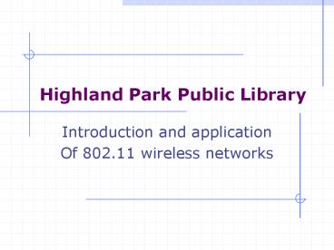 Highland Park Public Library