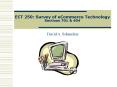 ECT 250: Survey of eCommerce Technology Sections 701 PowerPoint PPT Presentation
