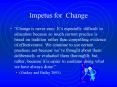 Impetus for Change PowerPoint PPT Presentation