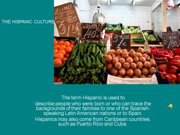 The term Hispanic is used to