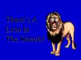 Theres A Lion In PowerPoint PPT Presentation