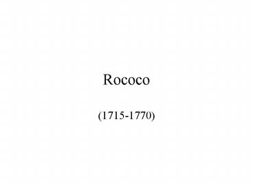 Rococo