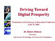 Driving Toward Digital Prosperity