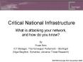 Critical National Infrastructure PowerPoint PPT Presentation