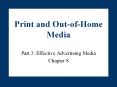 Print and Out-of-Home Media PowerPoint PPT Presentation