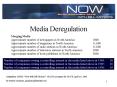 Media Deregulation PowerPoint PPT Presentation