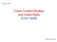 Case-Control Studies PowerPoint PPT Presentation