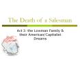 The Death of a Salesman PowerPoint PPT Presentation